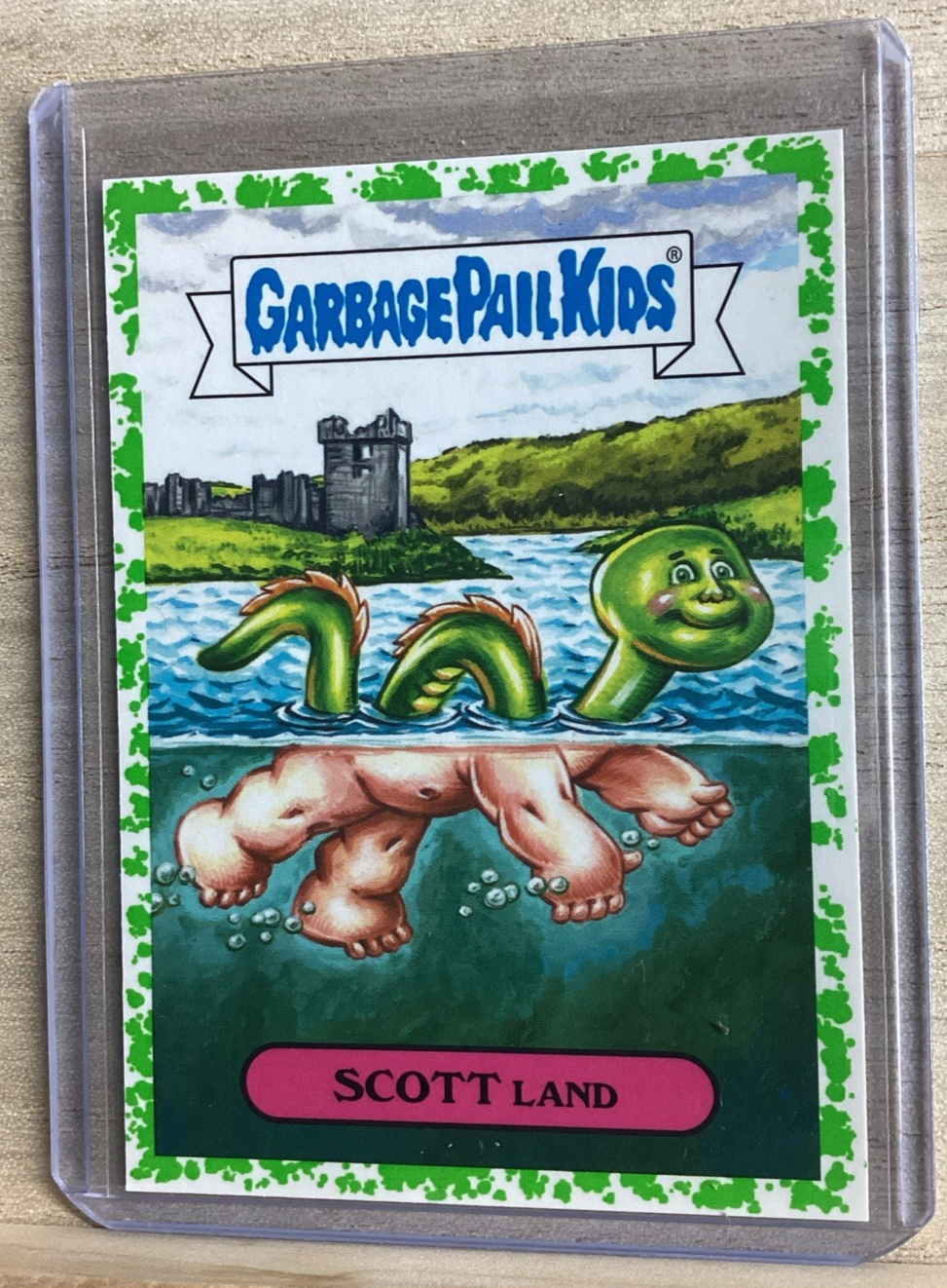 2018 Garbage Pail Kids - Scott Land - Green