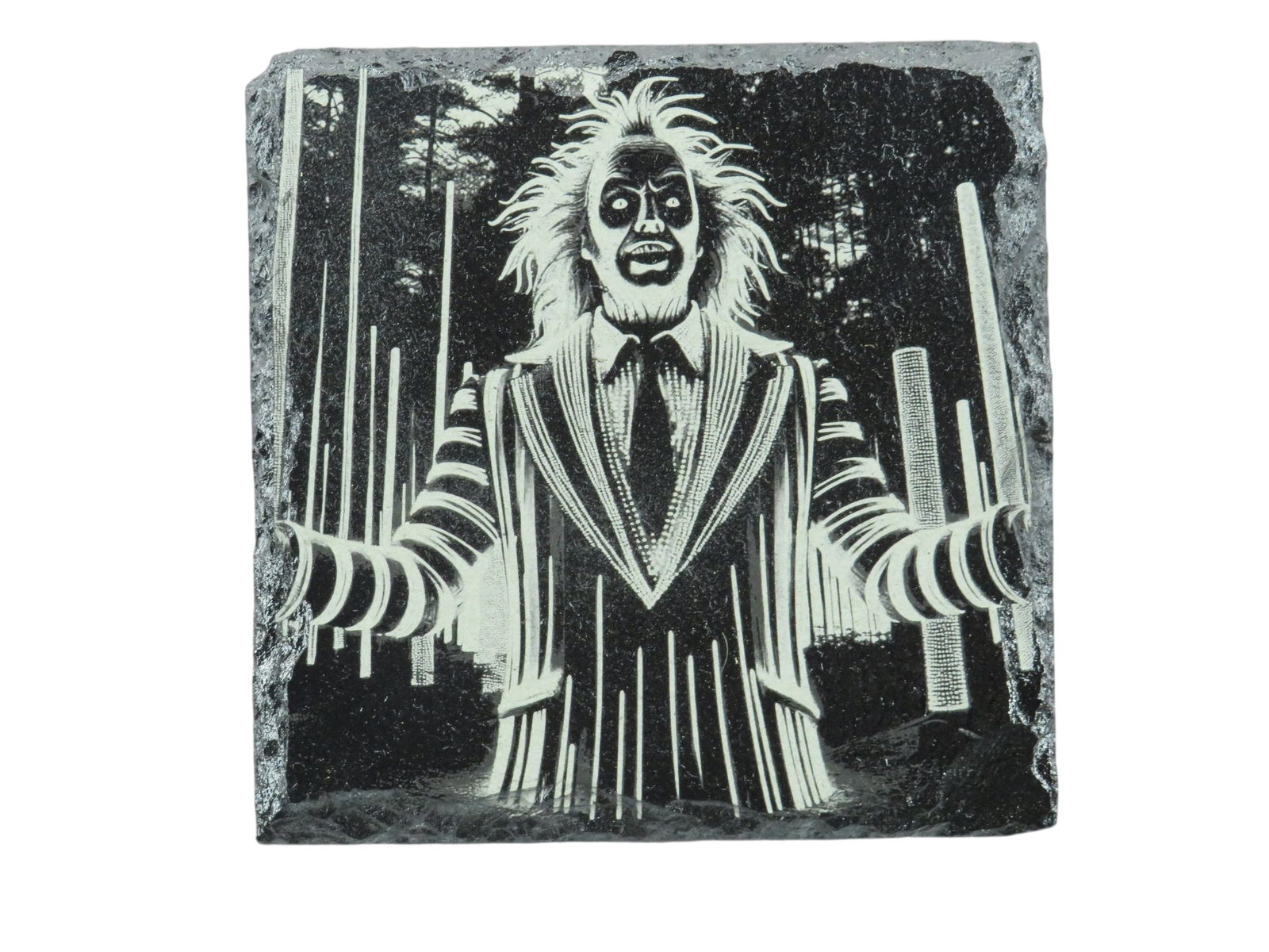 Laser Engraved Slate Coaster - BG5