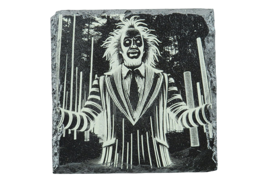 Laser Engraved Slate Coaster - BG5