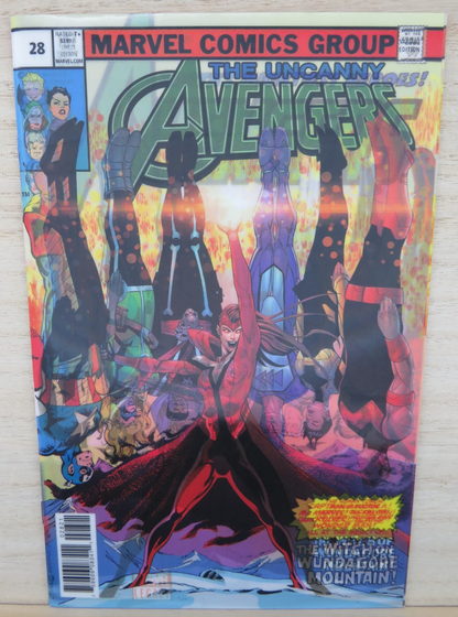 The Uncanny Avengers #28 Lenticular Homage #187 - 2017 Marvel Comic