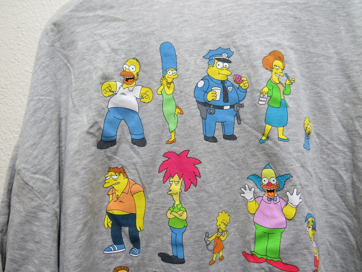 The Simpsons Springfield Characters T Shirt - Size 4XL