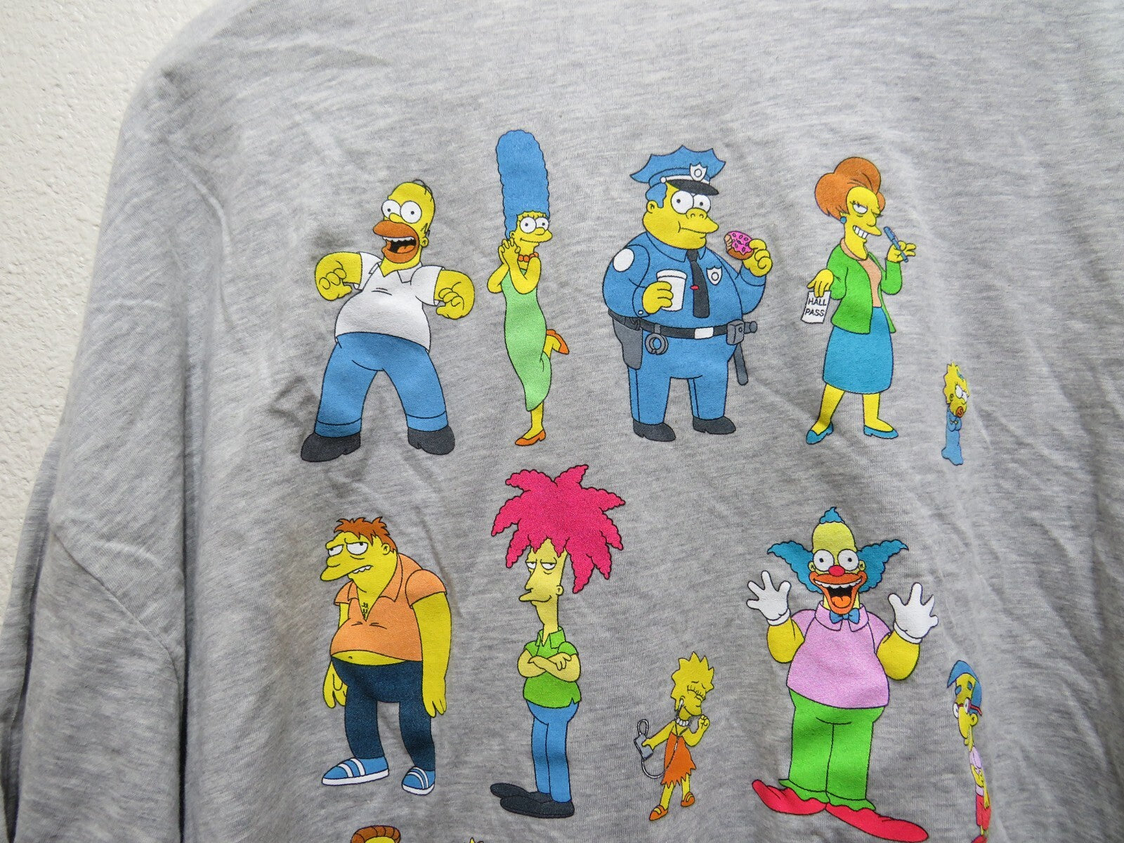 The Simpsons Springfield Characters T Shirt - Size 4XL