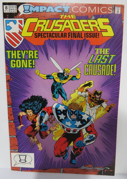 The Crusaders Final Issue #8 Impact Comics - December 1992