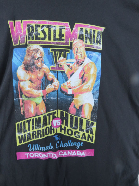 WWE WrestleMania T-Shirt - Men's 4XLT - Ultimate Warrior vs Hulk Hogan