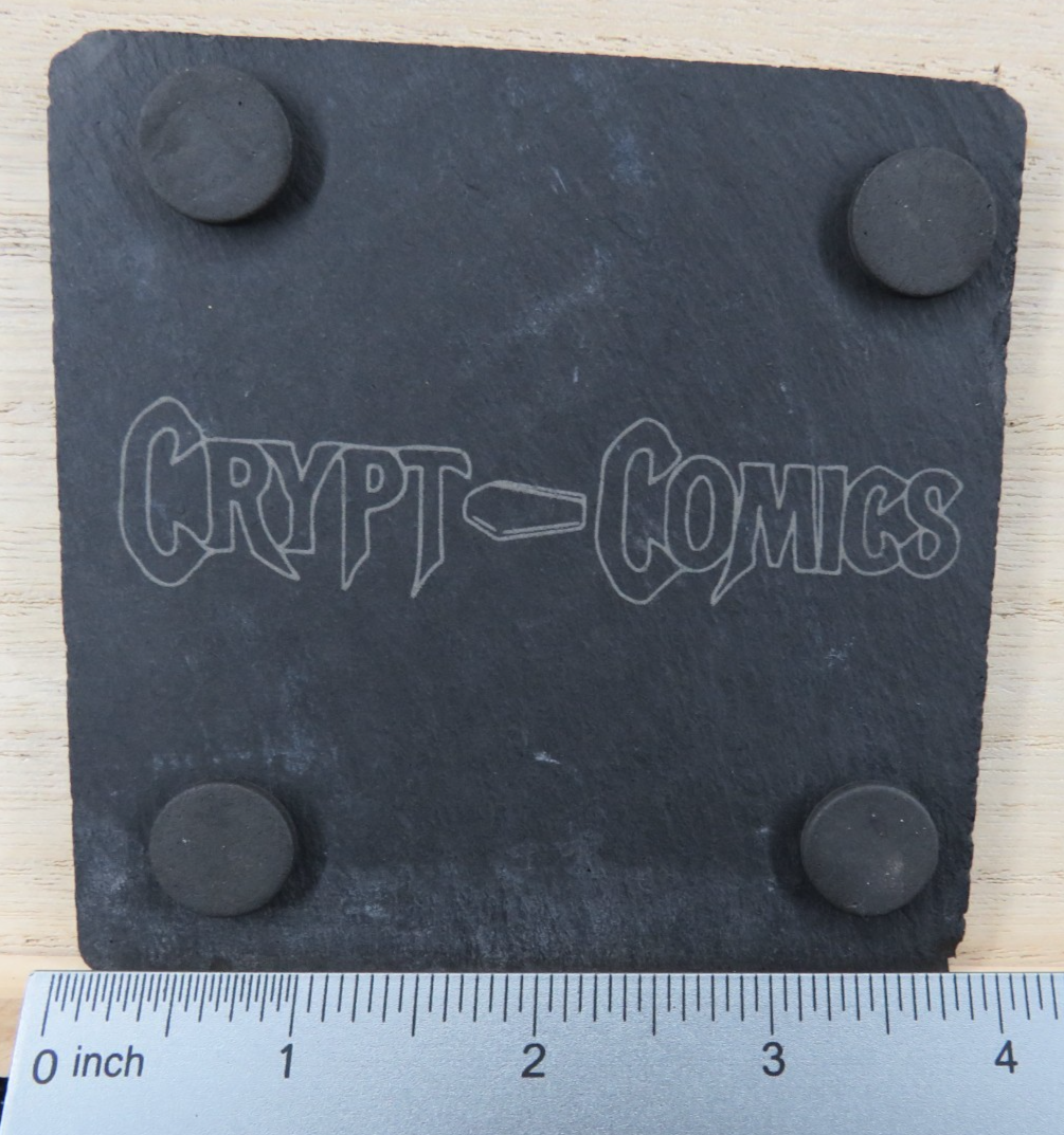 Laser Engraved Slate Coaster - MM (v.2)