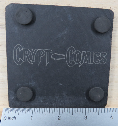 Laser Engraved Slate Coaster - MM (v.2)