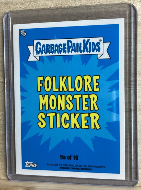 2018 Garbage Pail Kids - Loch Nessie - Green