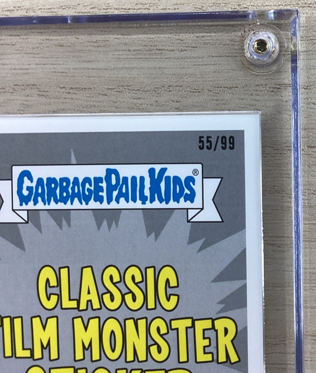 2018 Topps Garbage Pail Kids - Vaporized Vincent - Blue 55/99