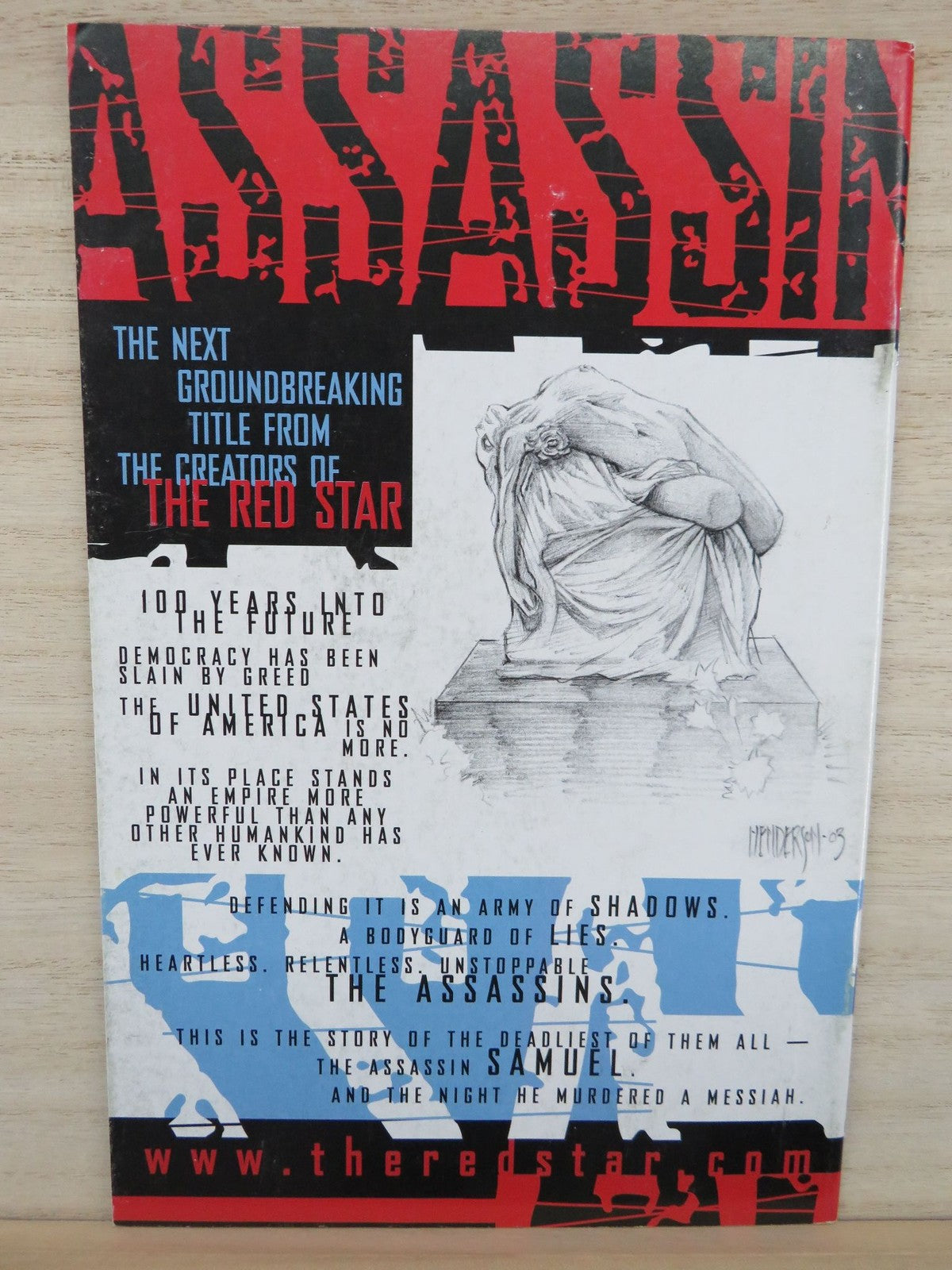 Assassin #1 July - Archangel Studios Comic - 2003