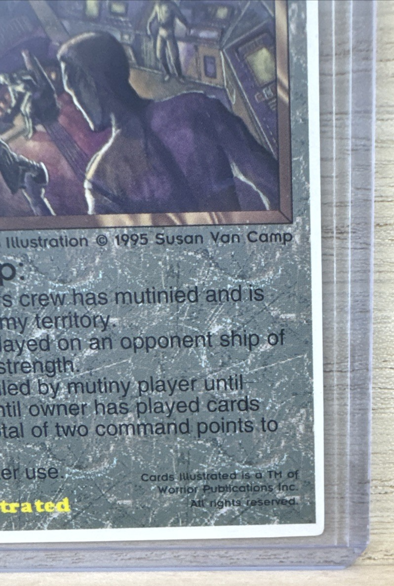 O4 Mutiny Ship Galactic Empires CCG 1995