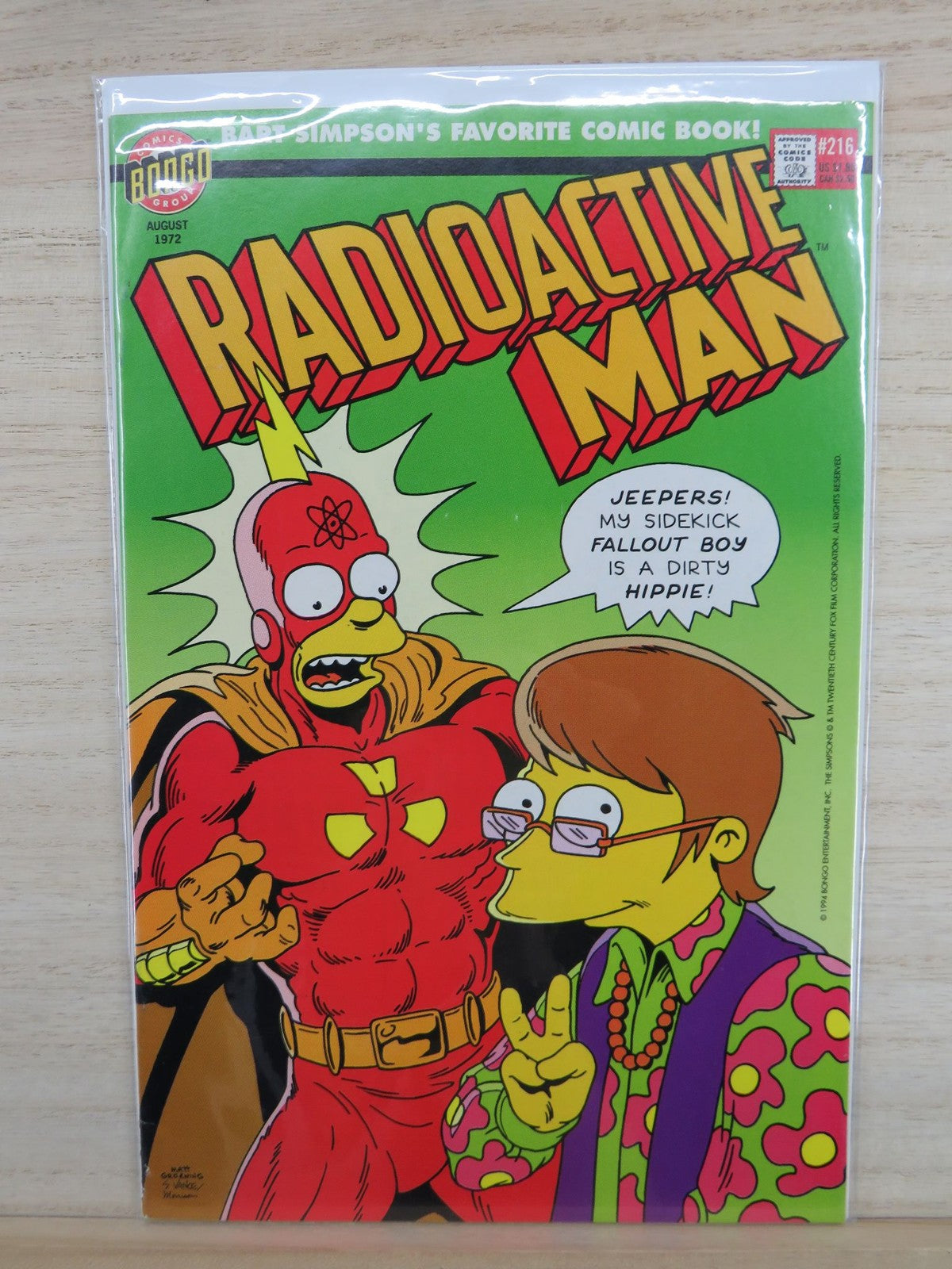 Radioactive Man #216 - Bongo Comics Group - 1994
