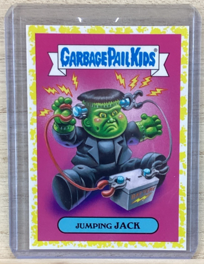 2018 Topps Garbage Pail Kids - Jumping Jack - Yellow