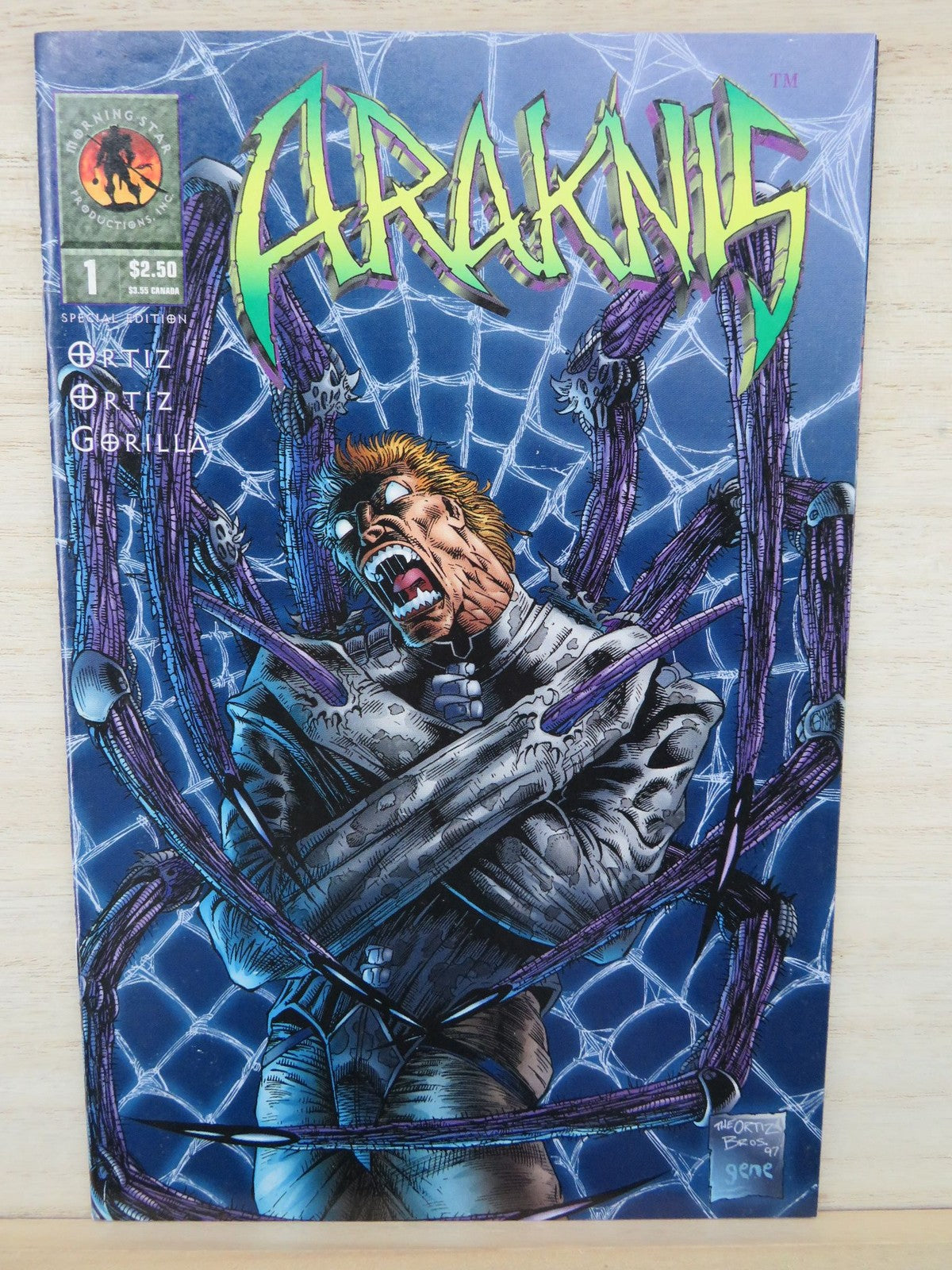 Araknis #1 Special Edition - Morning Star Productions Comic - 1997