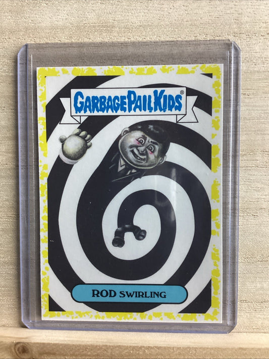 2018 Topps Garbage Pail Kids - Rod Swirling - Yellow