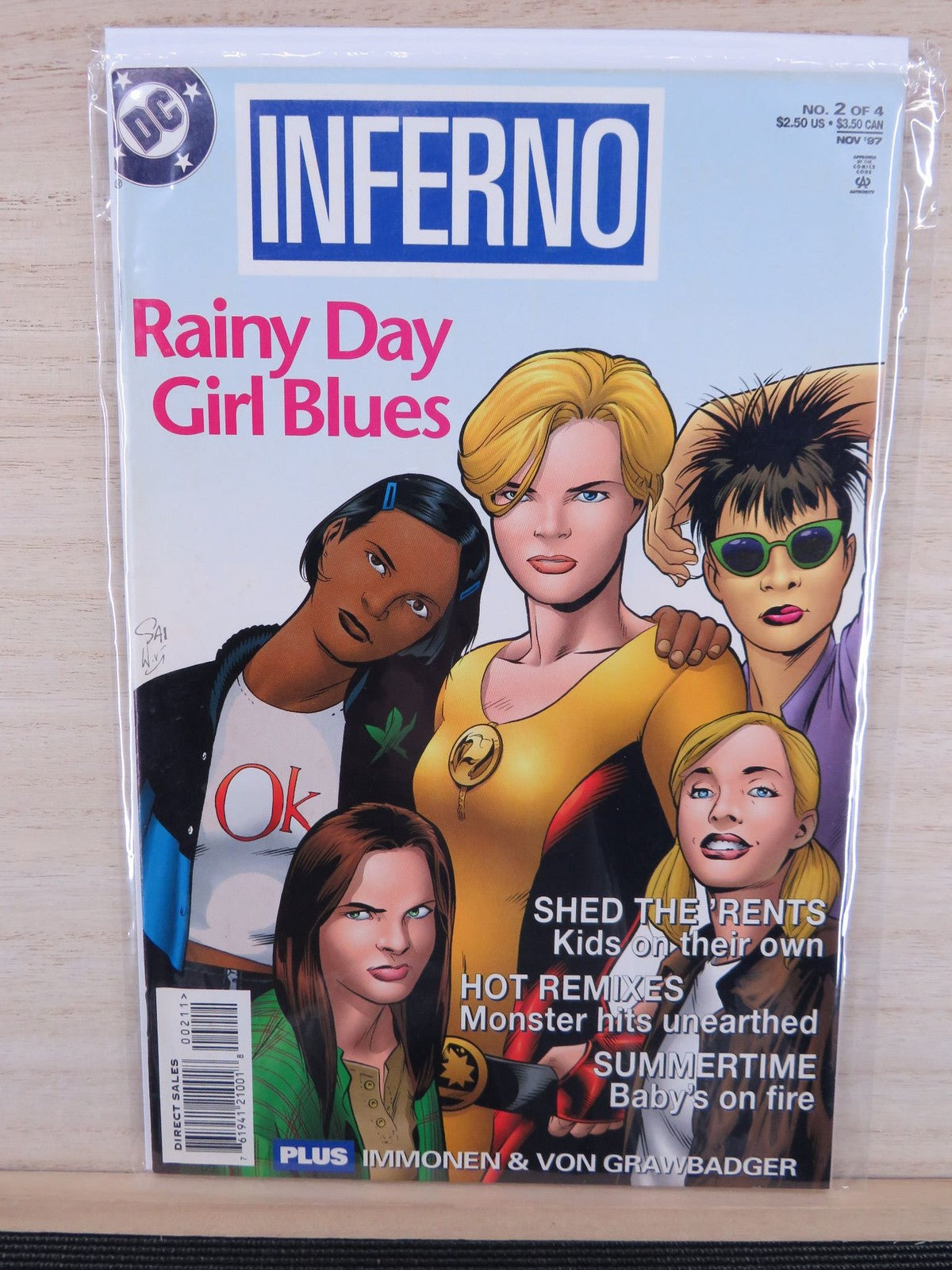 Inferno #2 of 4 Nov 1997 Rainy Day Girl Blues - DC Comic