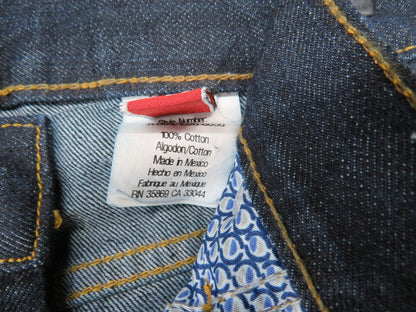 John B Stetson Jeans Men's W30 L36 Standard Straight Leg Indigo Work Denim 1520