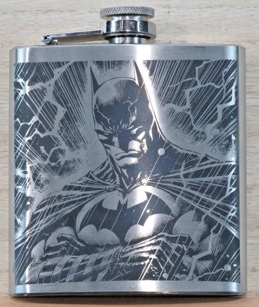 Laser Engraved Stainless Steel Flask - BM