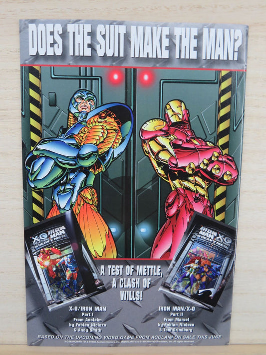 Iron Man X-O Manowar In Heavy Metal #1 Sept 96 The Final Conflict - Marvel Comic