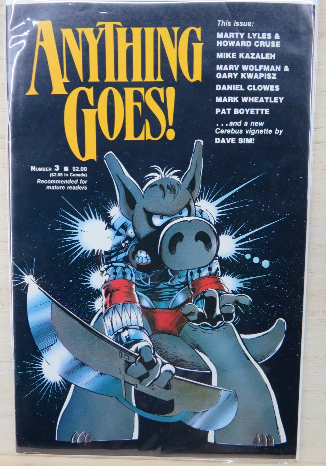 ANYTHING GOES! ~ Issue # 3 ~ 1986