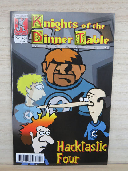 Knights of the Dinner Table Magazine #197 Hacktastic Four - Kenzer and Company