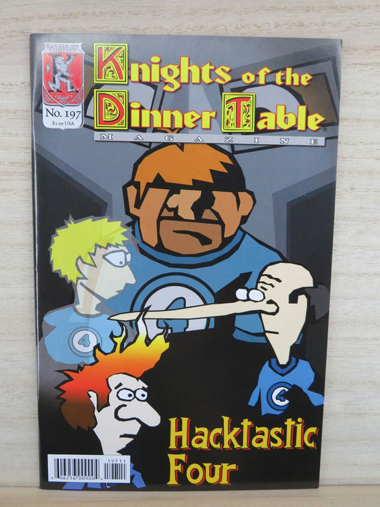 Knights of the Dinner Table Magazine #197 Hacktastic Four - Kenzer and Company