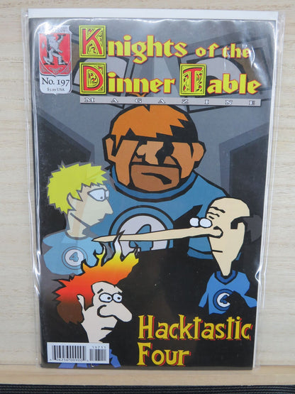 Knights of the Dinner Table Magazine #197 Hacktastic Four - Kenzer and Company