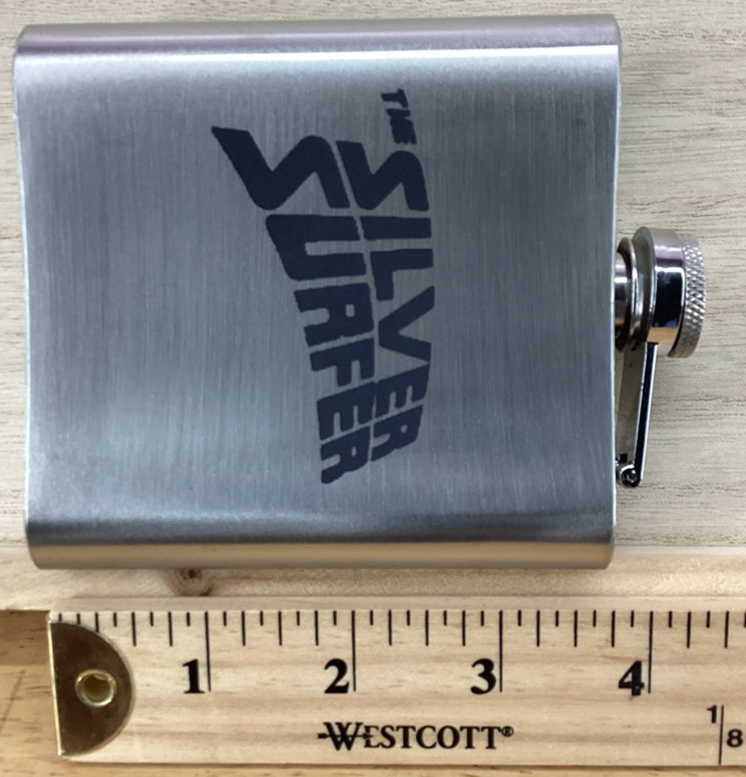 Laser Engraved 6 oz Stainless Steel Flask - SS