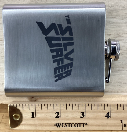 Laser Engraved 6 oz Stainless Steel Flask - SS
