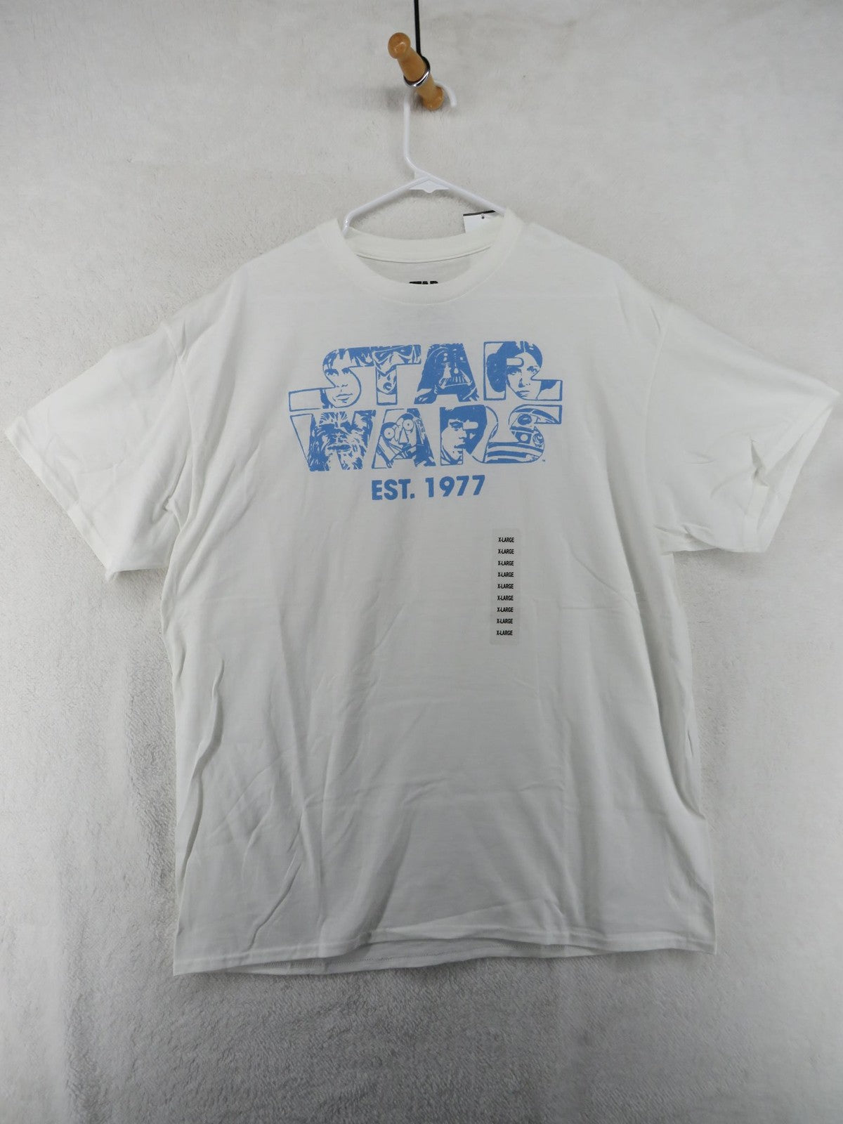 Star Wars T-Shirt - Men's XL White Short Sleeve Graphic0