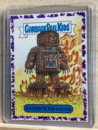 2018 Topps Garbage Pail Kids - Sacrificed Stevie - Purple