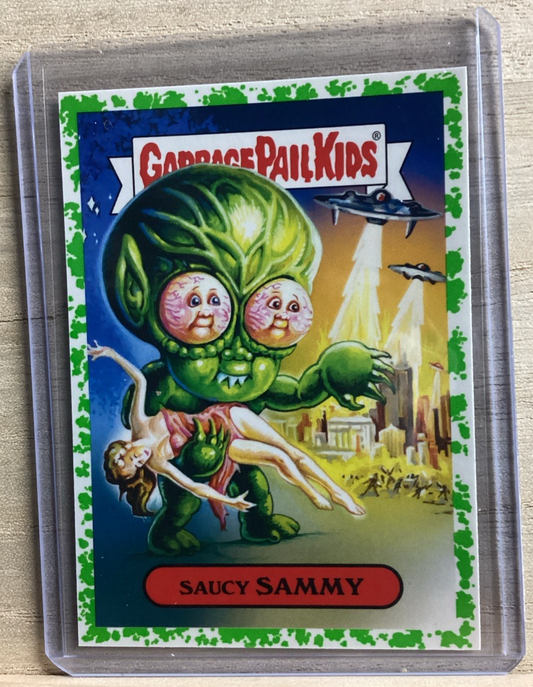 2018 Topps Garbage Pail Kids - Saucy Sammy - Green