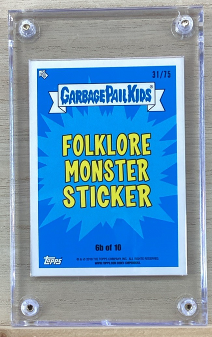 2018 Garbage Pail Kids - Woolly Woody - Red 31/75