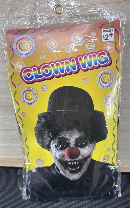 Clown Wig Ages 12+ - Black