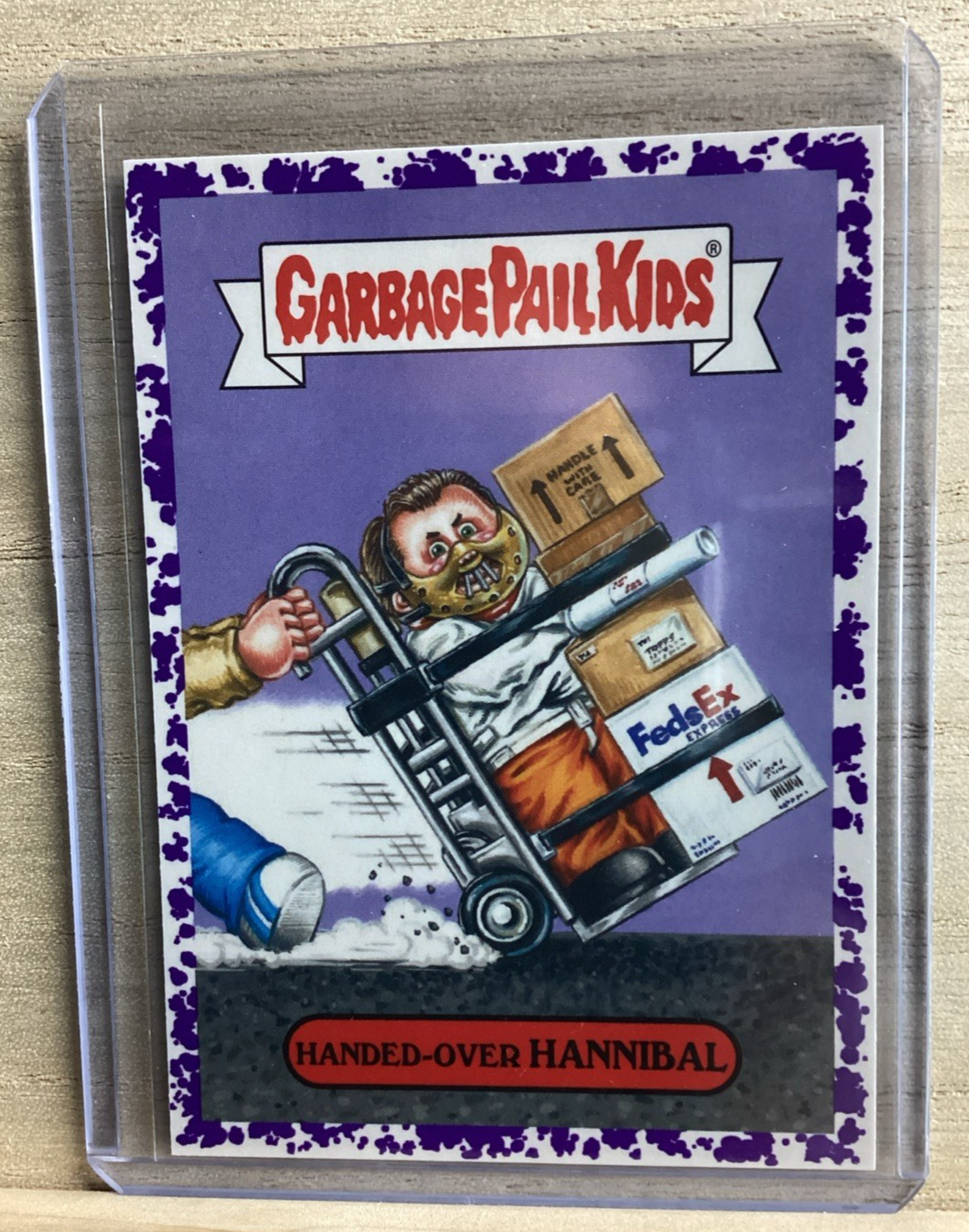 2018 Topps Garbage Pail Kids - Handed Over Hannibal - Purple