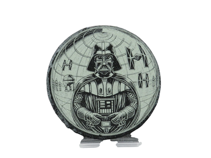 Laser Engraved Round Slate Coaster - SW7