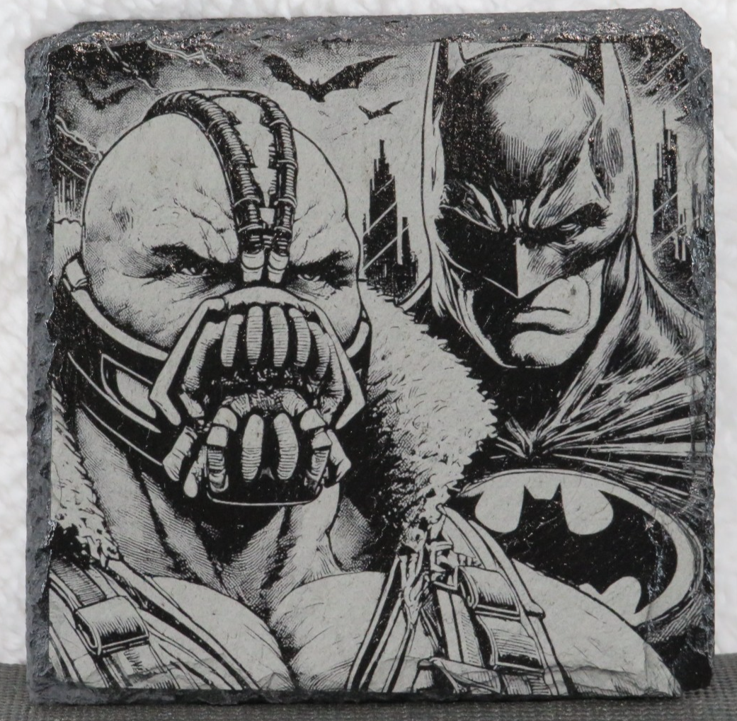 Laser Engraved Slate Coaster - BM2