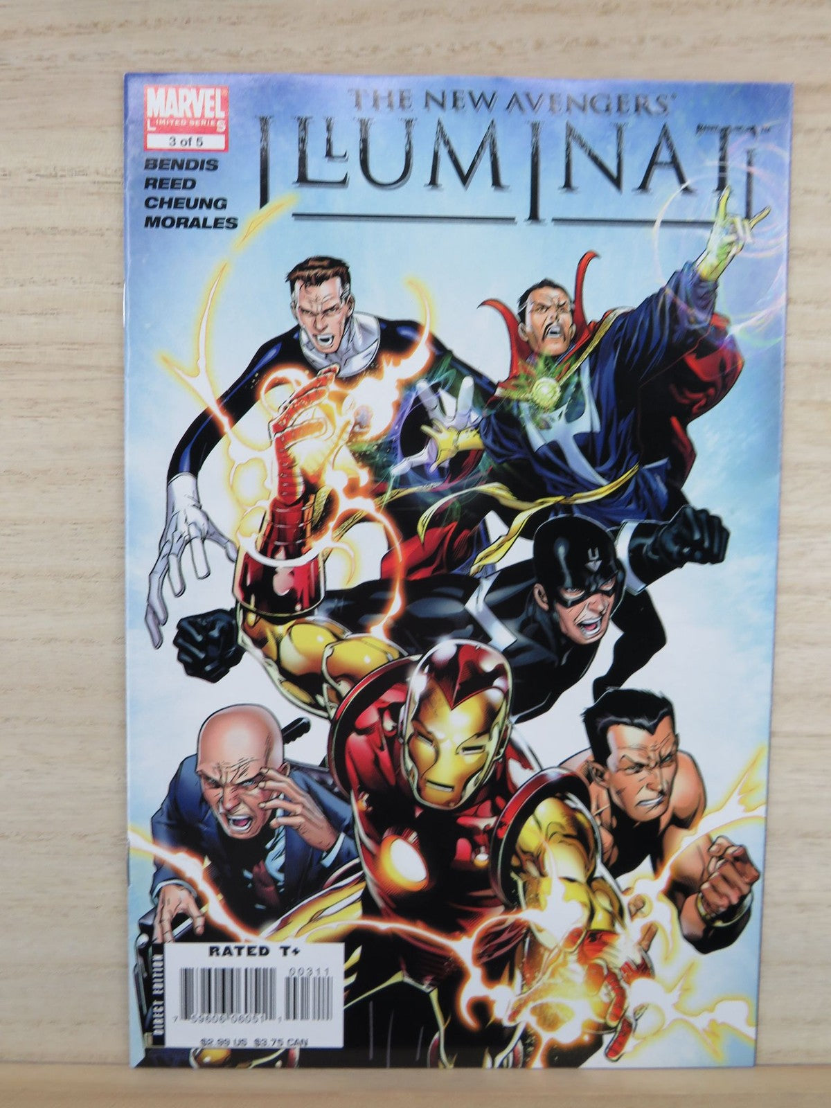 The New Avengers Illuminati #3 of 5 - Marvel Comic - 2007