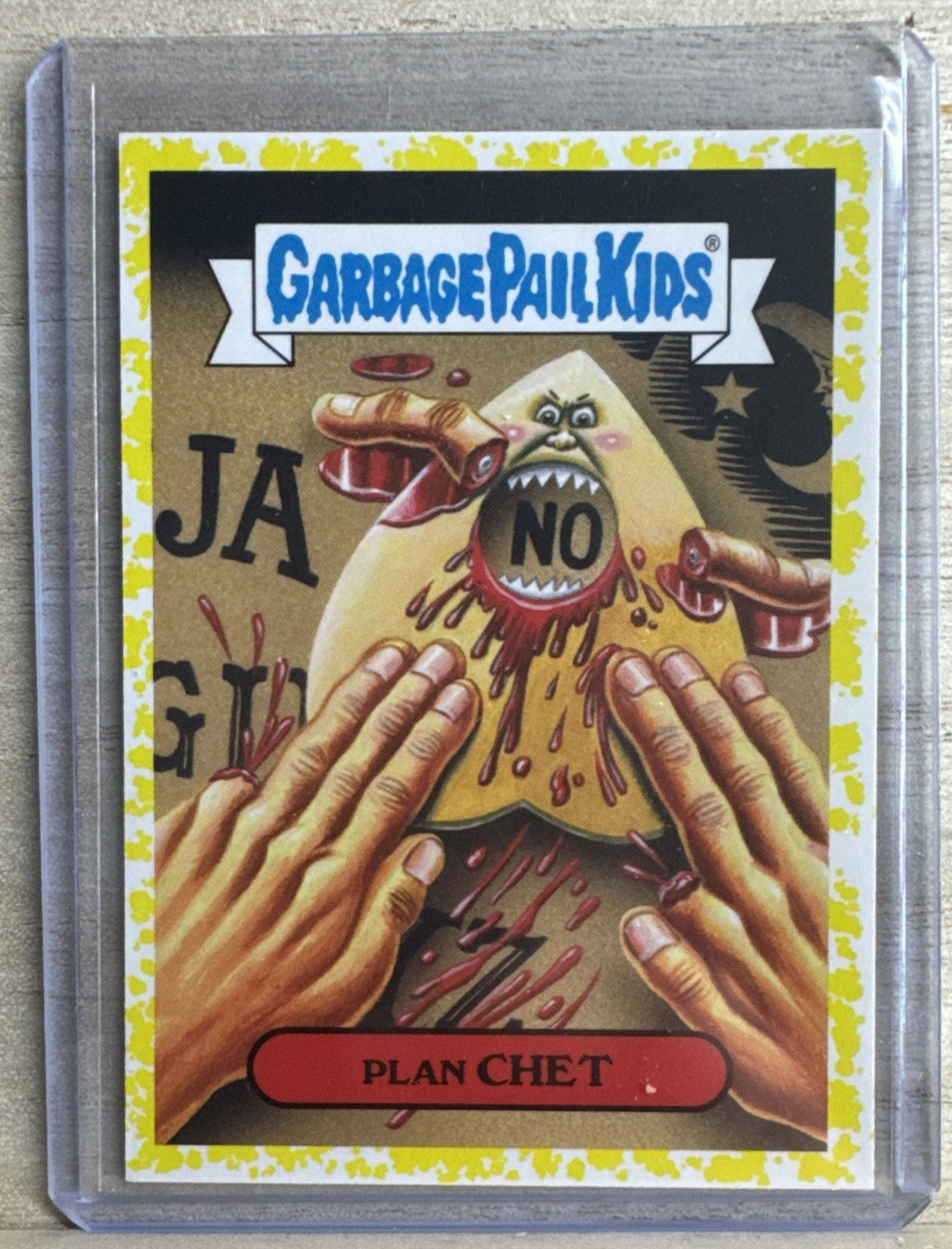 2018 Topps Garbage Pail Kids - Plan Chet - Yellow