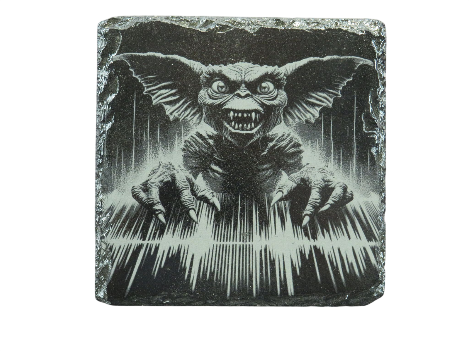 Laser Engraved Slate Coaster - GR2
