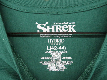 Shrek Hybrid Apparel Men's Large Green Dude With An Attitude Graphic T-Shirt2