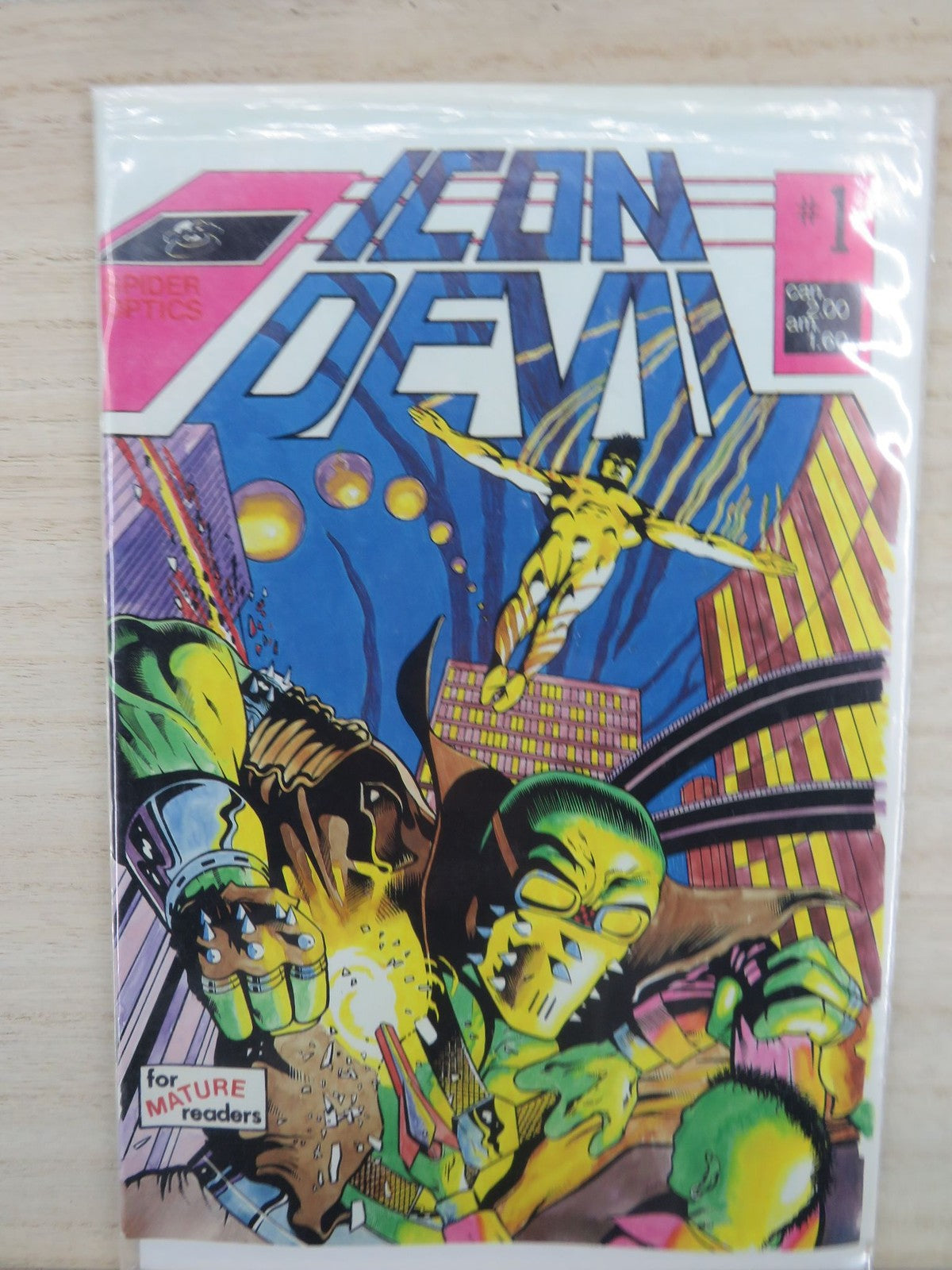 Icon Devil #1 - Spider Optics Comic - 1987