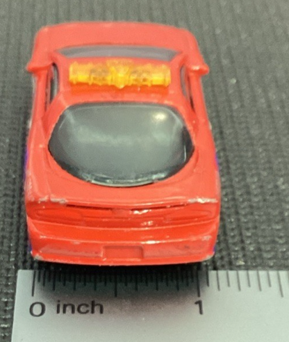 1993 Matchbox Red Chevy Camaro Z-28 Police Car with Shield