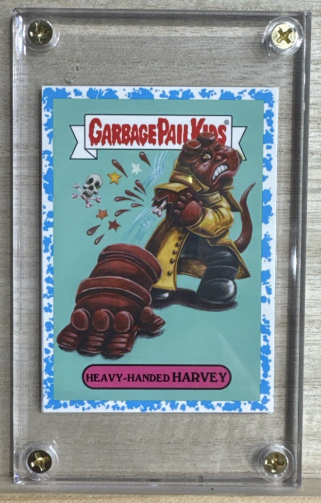 2018 Topps Garbage Pail Kids - Heavy Handed Harvey - Blue 74/99