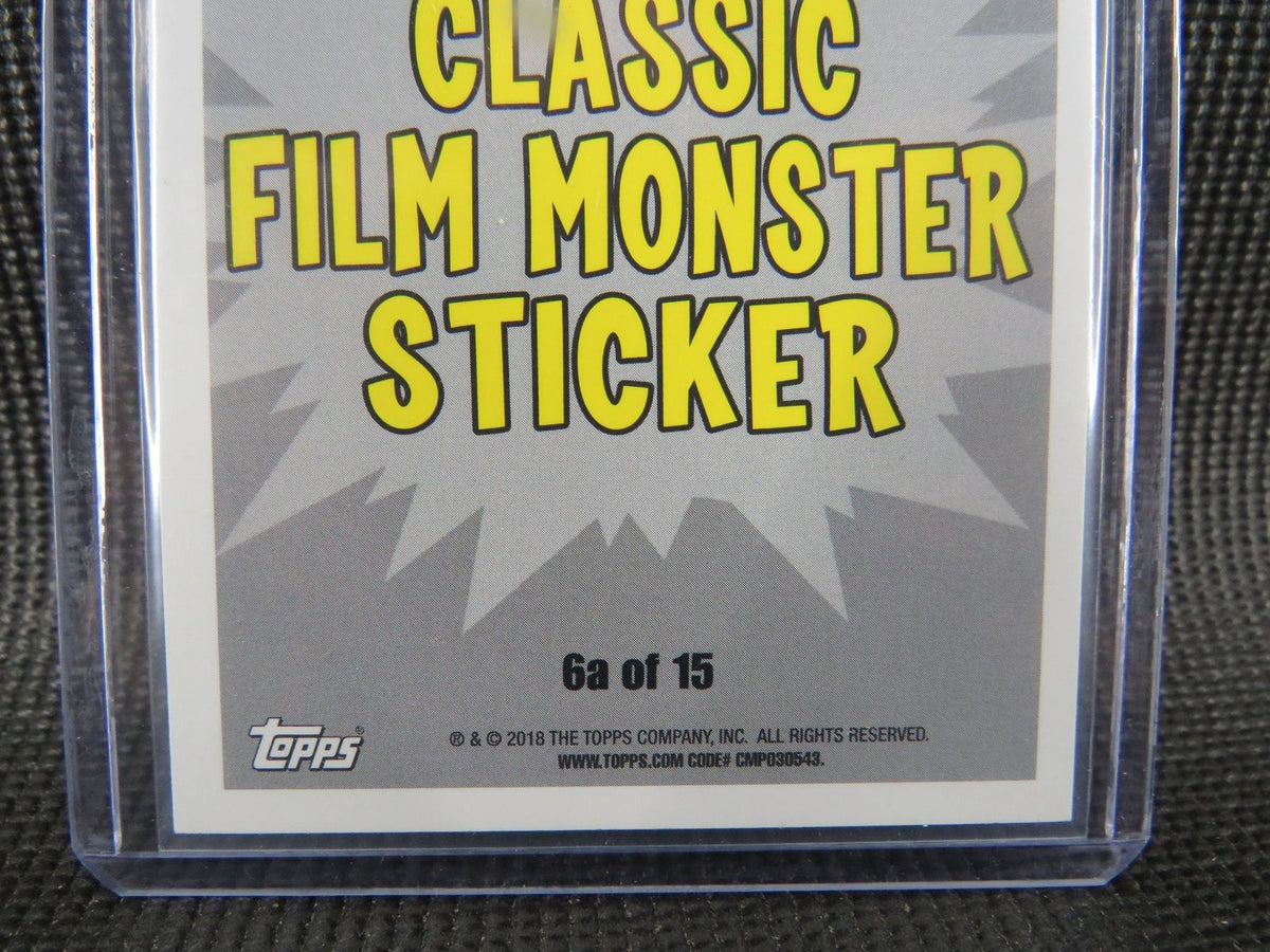 2018 Garbage Pail Kids Classic Film Monster Hairy Mary #6a of 15 - Black2