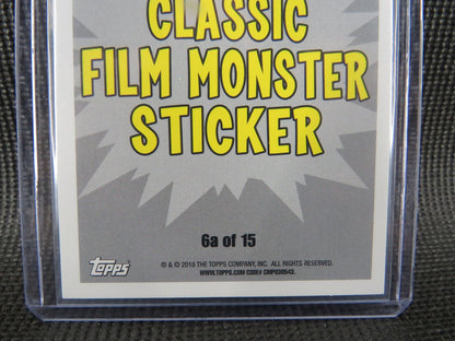 2018 Garbage Pail Kids Classic Film Monster Hairy Mary #6a of 15 - Black2
