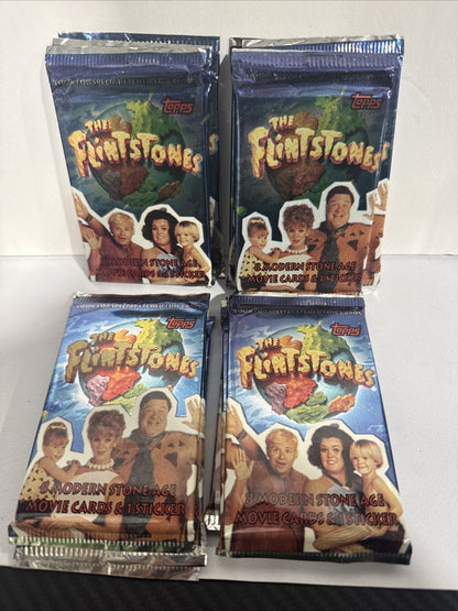 The Flintstones Modern Stone Age Movie cards - 12 Unopened Packs 1993 Topps