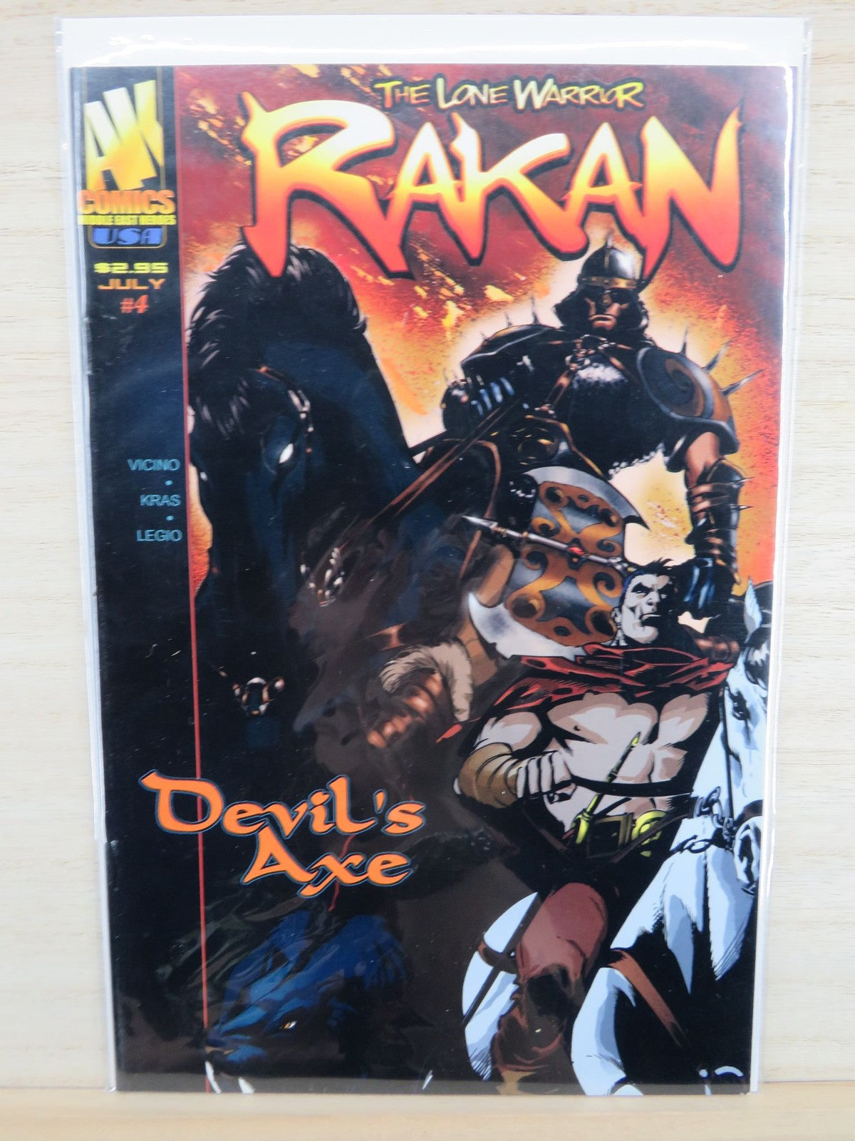 Rakan: The Lone Warrior #4 July Devil's Axe - AK Comics