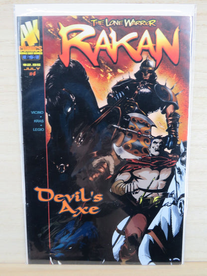 Rakan: The Lone Warrior #4 July Devil's Axe - AK Comics