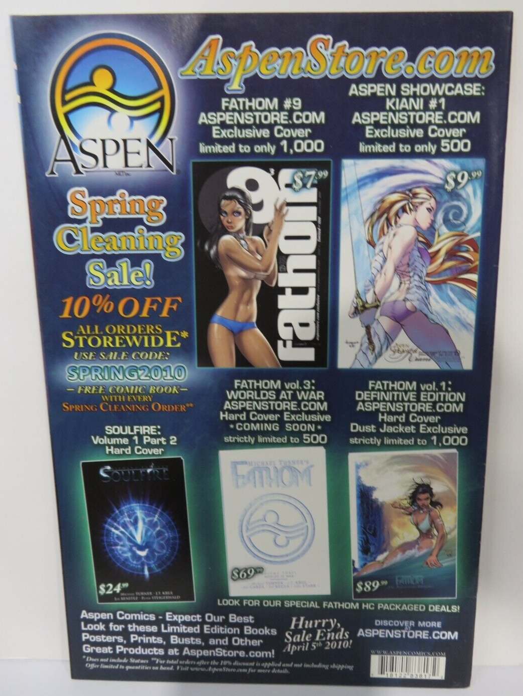 Dellec Comic #1 of 2 Aspen Comic Book February 2010