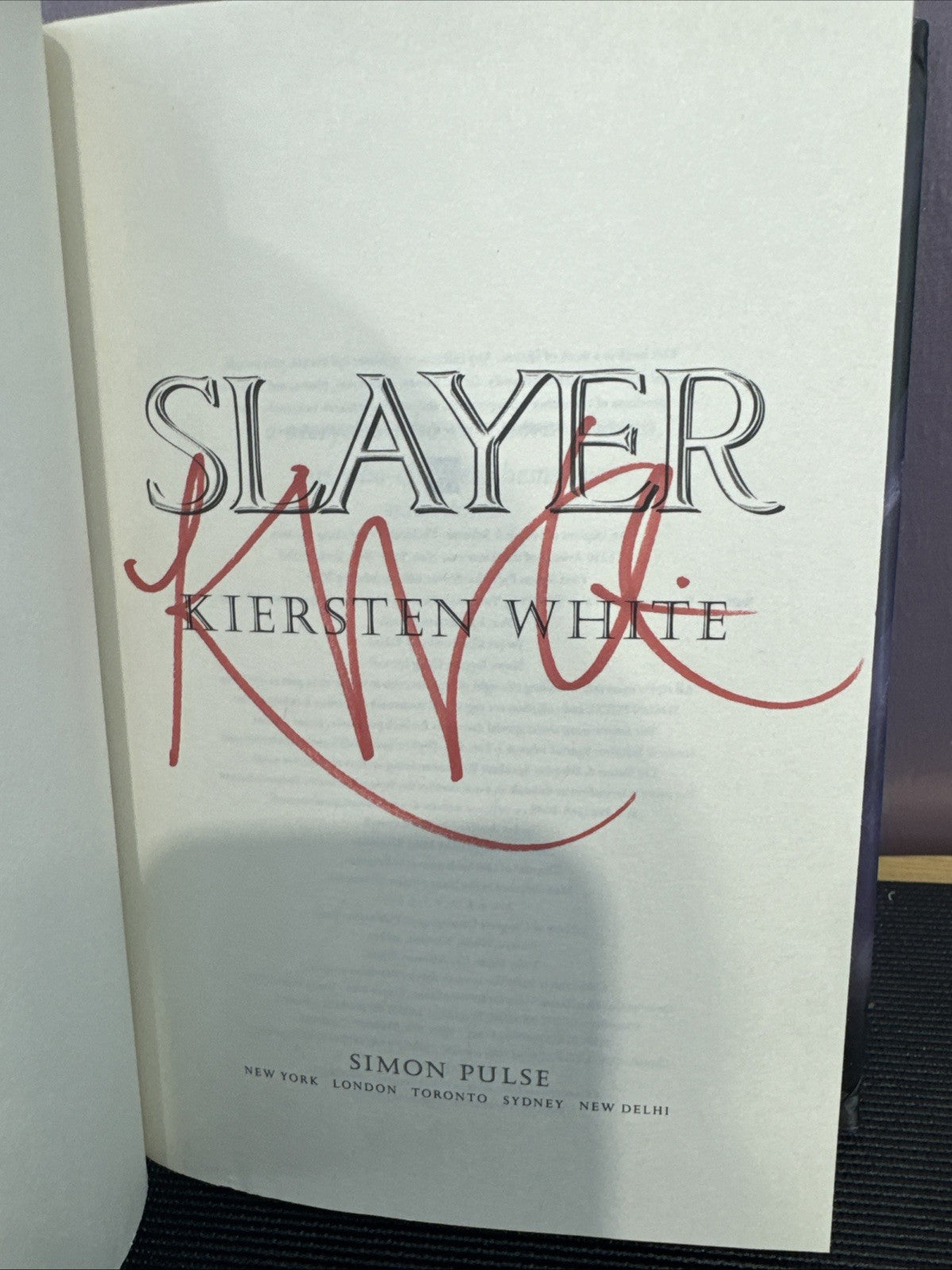 Slayer By Kiersten White-From World Of Buffy The Vampire Slayer B&N Exclusive